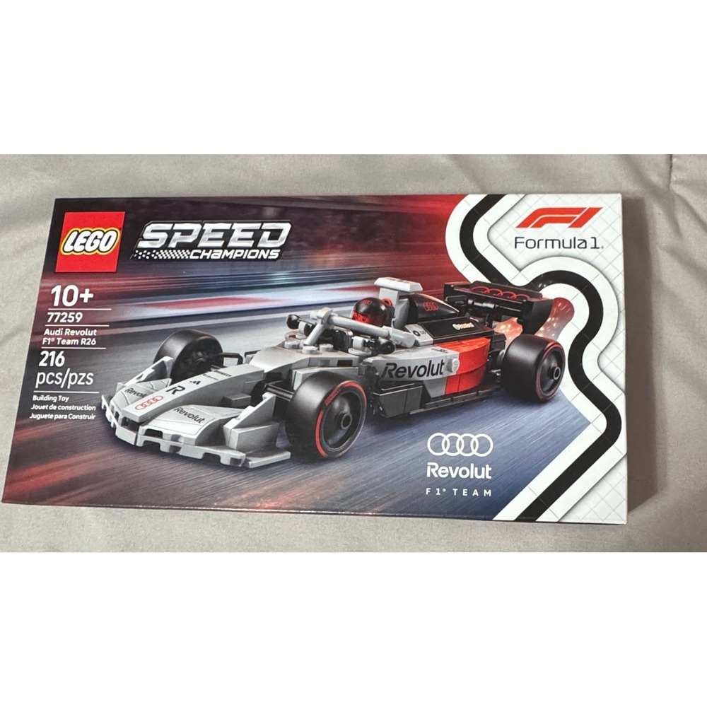 LEGO Speed Champions Audi Revolut‎ F1 Team R26 Silver Racing Car 77259